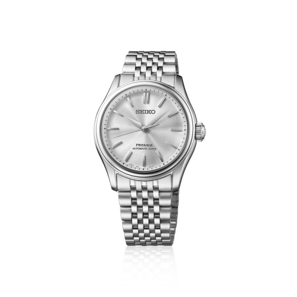 Montre Seiko Presage Classic Series HCC001J1 38 mm Automatique Cadran Blanc Shironeri
