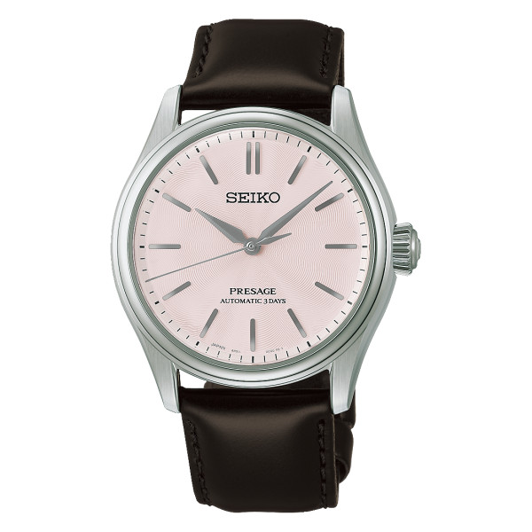 Montre Seiko Presage Classic Series HCC003J1 38 mm Automatique Cadran Rose Sakura