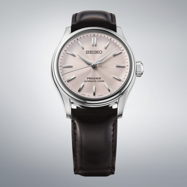 Montre Seiko Presage Classic Series HCC003J1 38 mm Automatique Cadran Rose Sakura