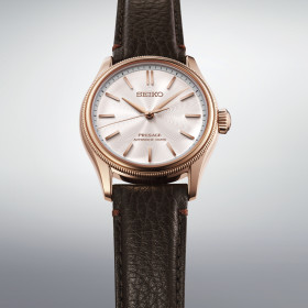 Montre Seiko Presage Classic Series HCC008J1 38 mm Automatique Cadran Blanc Nacré Édition Limitée