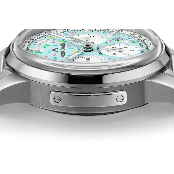 Montre NORQAIN Freedom Chrono 40mm Enjoy Life Sprinkles Bleu Acier