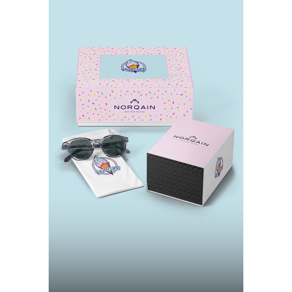 Montre NORQAIN Freedom Chrono 40mm Enjoy Life Sprinkles Bleu Acier
