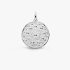 Médaille Arthus Bertrand Rosae argent 32 mm satinée passivée