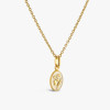 Pendentif Arthus Bertrand muguet or jaune ivoire 10 mm polie