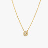 Collier Arthus Bertrand Royale or jaune pavé de diamants polie