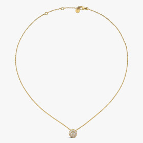 Collier Arthus Bertrand Royale or jaune pavé de diamants polie