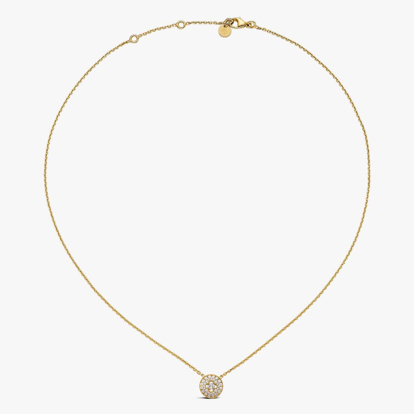 Collier Arthus Bertrand Royale or jaune pavé de diamants polie