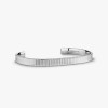 Bracelet Arthus Bertrand jonc Ruban argent polie rhodiée