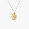Médaille Arthus Bertrand Cœur Sacré vermeil 25 mm satinée