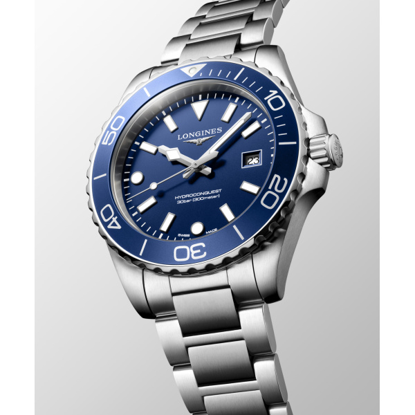 Montre Longines Hydroconquest 42mm Quartz Cadran Bleu Sablé