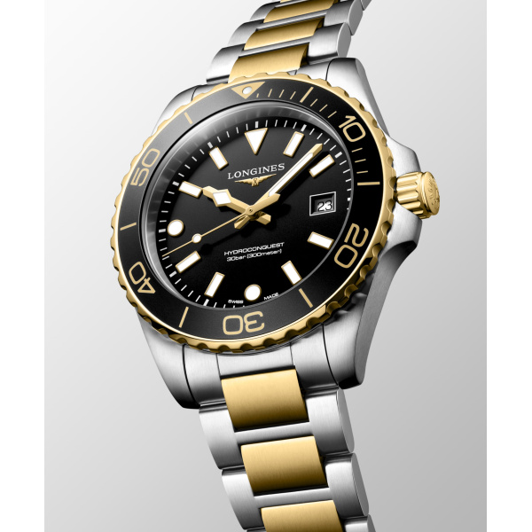 Montre Longines Hydroconquest 42mm Quartz Cadran Noir Sablé