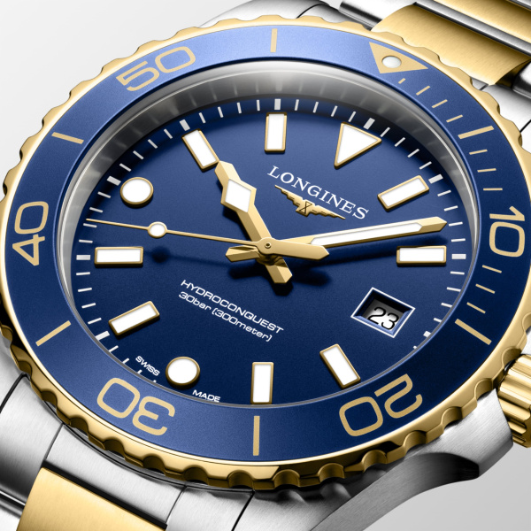 Montre Longines Hydroconquest 42mm Quartz Cadran Bleu Sablé
