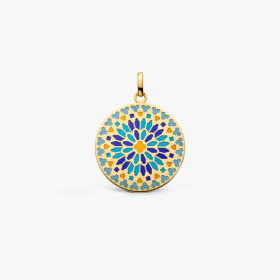 Médaille Arthus Bertrand Notre-Dame de Paris or jaune 22 mm polie