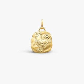 Médaille Arthus Bertrand Coq vermeil 19 mm polie passivée