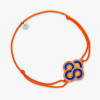 Bracelet Arthus Bertrand Enlacé Pop argent orange polie
