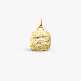 Médaille Arthus Bertrand Serpent vermeil 19 mm polie passivée