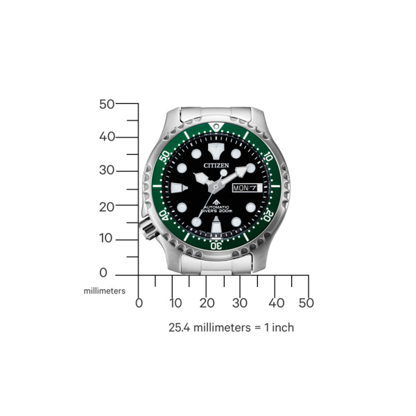 Montre Citizen plongée 42 mm automatique cadran noir