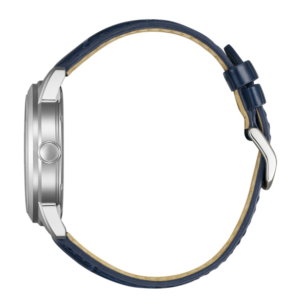 Montre Citizen 40,5 mm Eco-Drive cadran bleu cuir