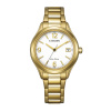 Montre Citizen femme 33,5 mm Eco-Drive acier doré
