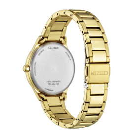 Montre Citizen femme 33,5 mm Eco-Drive acier doré