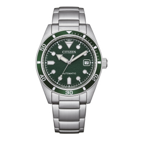 Montre Citizen automatique 38,5 mm cadran vert