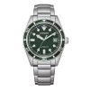 Montre Citizen automatique 38,5 mm cadran vert