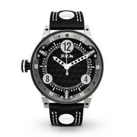 Montre Occasion BRM GF6 Golf cadran noir Bracelet Caoutchouc Noir