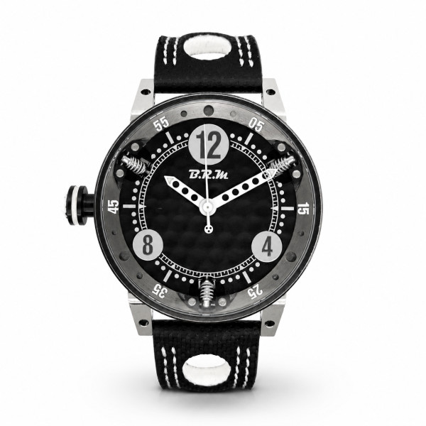 Montre Occasion BRM GF6 Golf cadran noir Bracelet Caoutchouc Noir