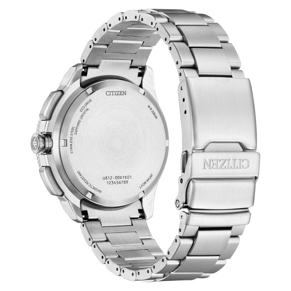 Montre Citizen Promaster Marine Wave Tracker 42mm Eco-Drive Cadran Noir Mat