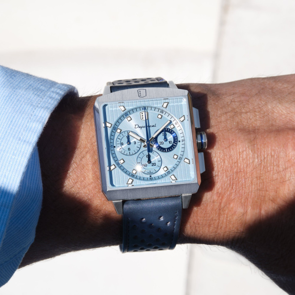 Montre Depancel Série-R Chronograph Ice Blue 40 mm Automatique Édition Limitée