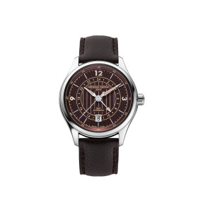 Montre Frédérique Constant Runabout Automatic GMT FC-350RBR5B6 42 mm Automatique Édition Limitée Cadran Brun