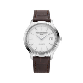 Montre Frédérique Constant Moneta Solarmètre 39 mm Solaire Cadran Blanc