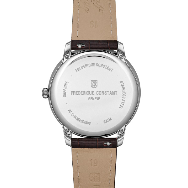 Montre Frédérique Constant Moneta Solarmètre 39 mm Solaire Cadran Blanc