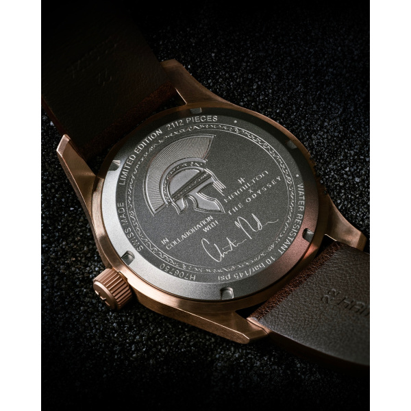 Montre Hamilton Khaki Field Auto The Odyssey 42 mm Bronze Automatique Édition Limitée