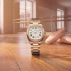 Montre Mido Multifort TV 28 mm Quartz PVD Or Rose Cadran Ivoire