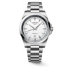 Montre Longines Conquest 41 mm Quartz Cadran Blanc Sablé