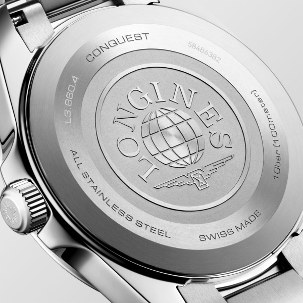 Montre Longines Conquest 41 mm Quartz Cadran Vert Soleillé