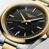 Montre Longines Conquest 41 mm Quartz PVD Or Jaune Cadran Noir Sablé