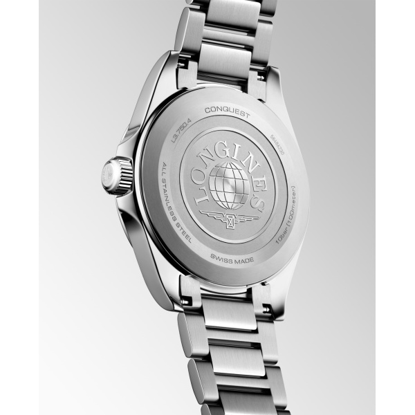 Montre Longines Conquest 38 mm Quartz Cadran Bleu Sablé