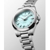 Montre Longines Conquest 34 mm Quartz Cadran Bleu Menthe Sablé