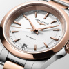Montre Longines Conquest 34 mm Quartz PVD Or Rose Cadran Blanc