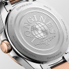 Montre Longines Conquest 34 mm Quartz PVD Or Rose Cadran Blanc