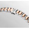Montre Longines Conquest 34 mm Quartz PVD Or Rose Cadran Blanc
