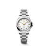 Montre Longines Conquest 30 mm Quartz Blanc Index Dorés Jaunes