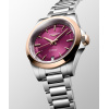 Montre Longines Conquest 34 mm Automatique Or Rose Cadran Violet