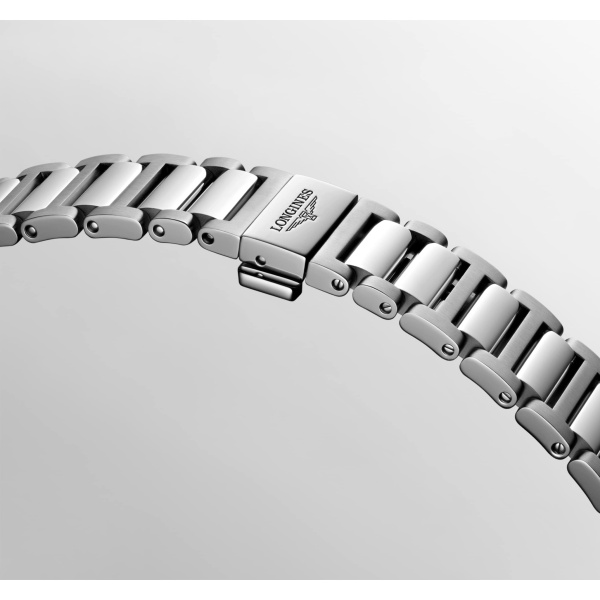 Montre Longines Conquest 34 mm Automatique Or Rose Cadran Violet