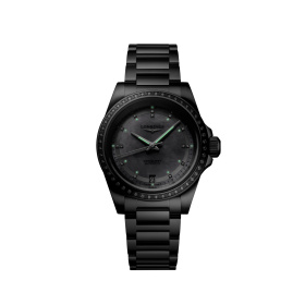 Montre Longines Conquest 34 mm Automatique Nacre Sertie Diamants