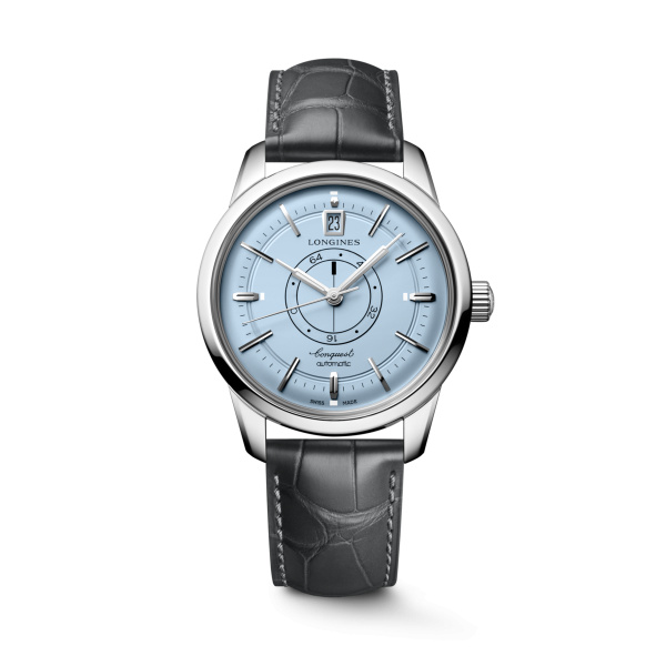 Montre Longines Conquest Heritage Central Power Reserve 38 mm Cuir