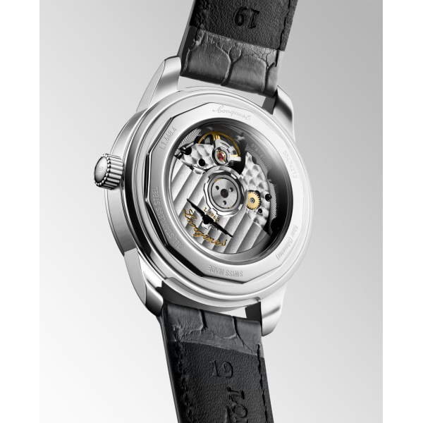 Montre Longines Conquest Heritage Central Power Reserve 38 mm Cuir