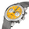 Montre Breitling Top Time B01 Chronograph 41mm Eddy Merckx Édition Limitée Cadran jaune bracelet milanais